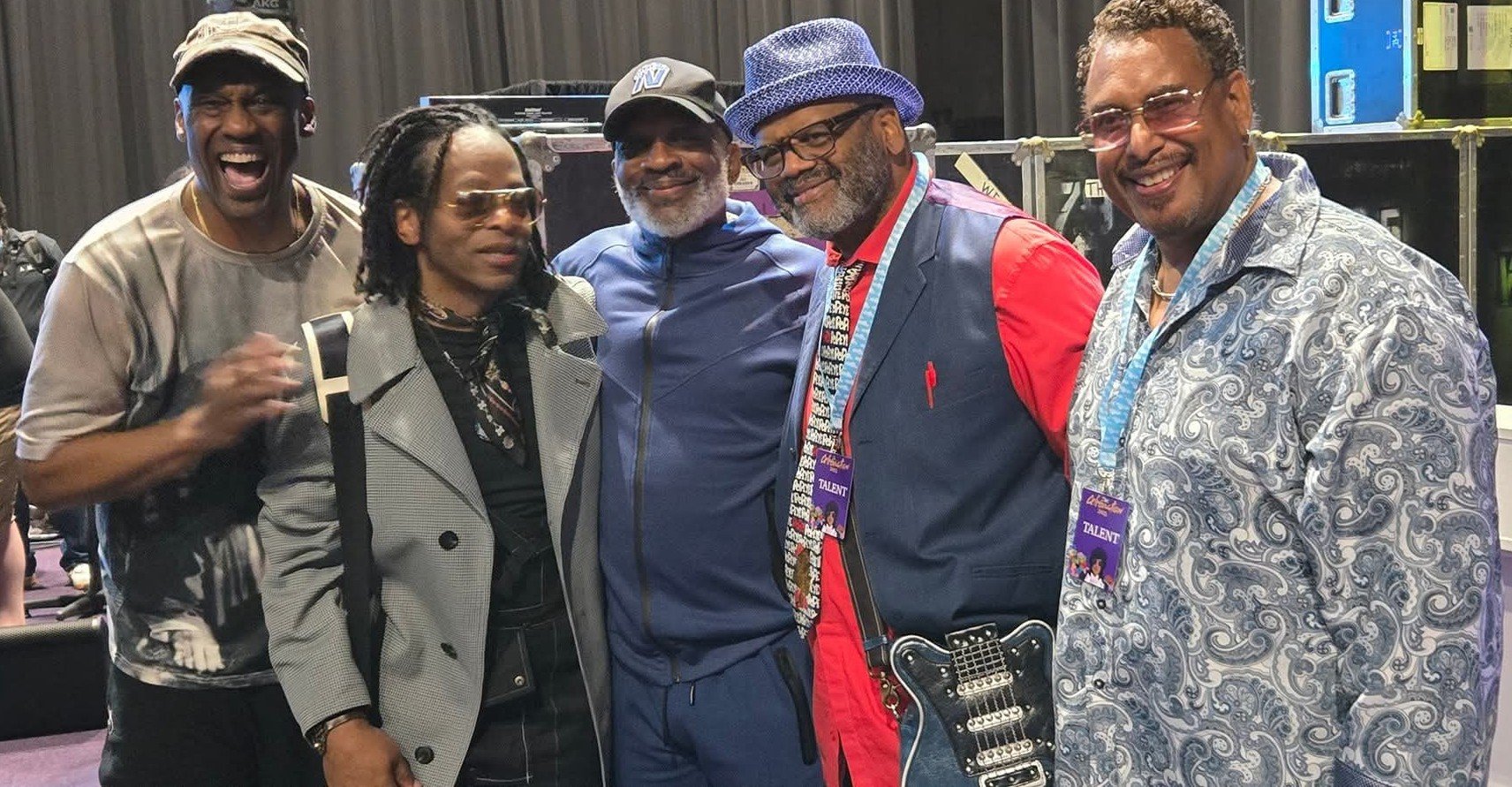 Jellybean with JJ, Jerome, Popeye, and Chris